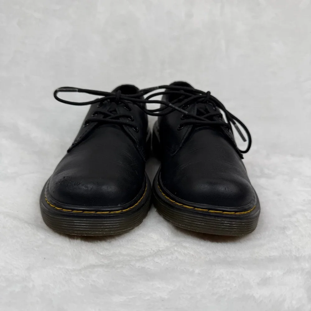 Dr. Martens 1461 Junior Black Leather‎ Lace Up Oxford Shoes Kids Classic Sz 2